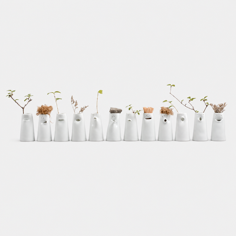 12 Faces Vase Collection
