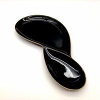 Black Glaze Figure 8 Plate