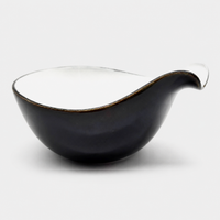 Black & White Duckbill Bowl