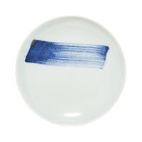 China Blue Brush Stroke Round Plate – (270mm)