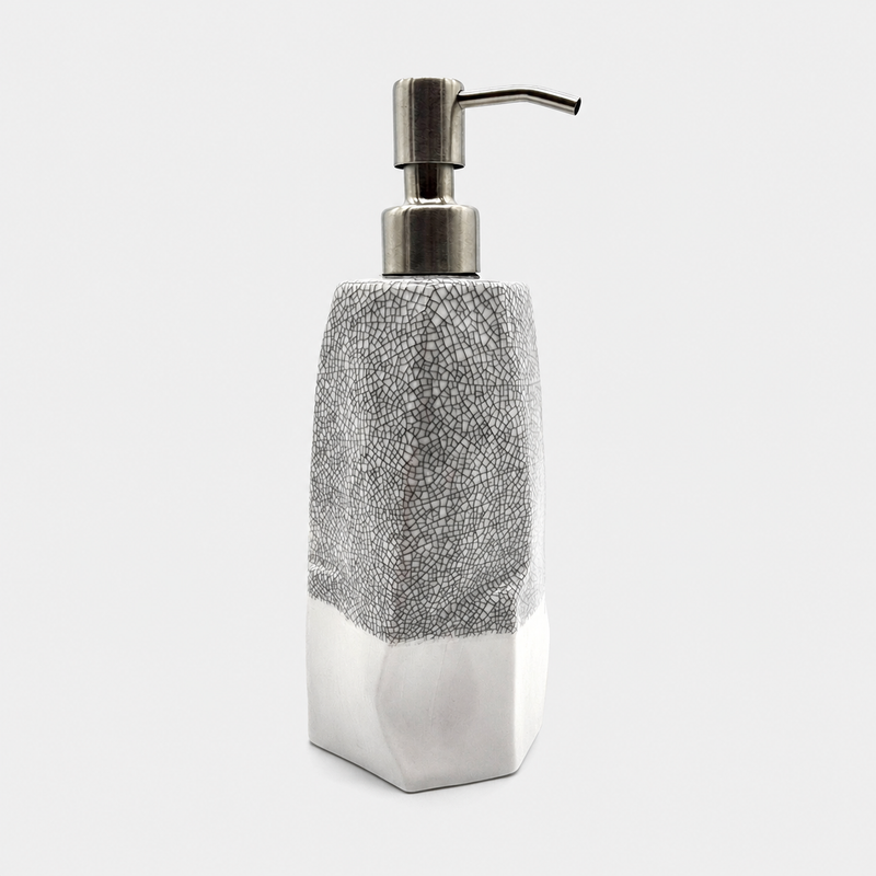 Cracked Glaze Soap Dispenser