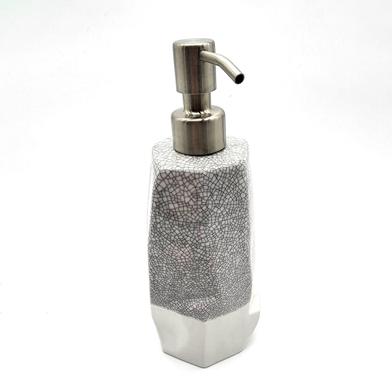 Cracked Glaze Soap Dispenser
