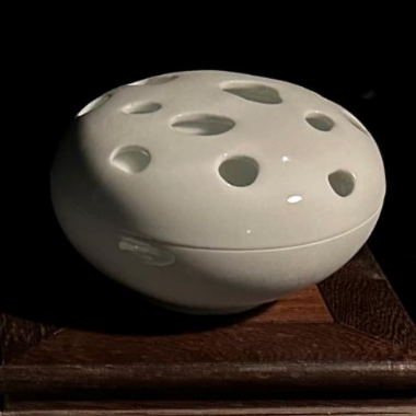Green White Coil Incense Burner