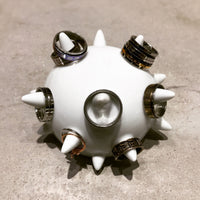 Green White Hedgehog Cup