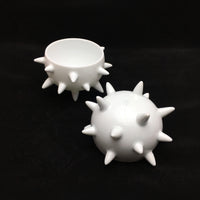 Green White Hedgehog Cup