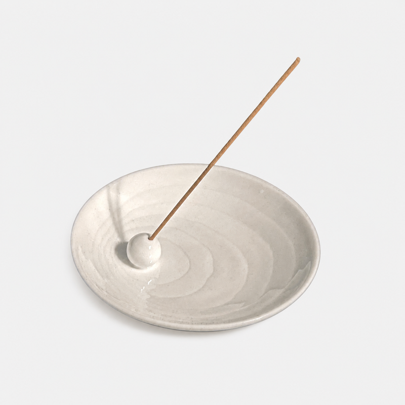Green White Joss Stick Incense Burner