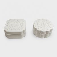 Green White Moon Cake Jewelry Boxes Gift Set