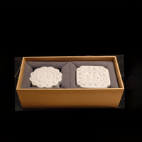 Green White Moon Cake Jewelry Boxes Gift Set