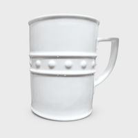 Green White Old Fashioned Beer Cup