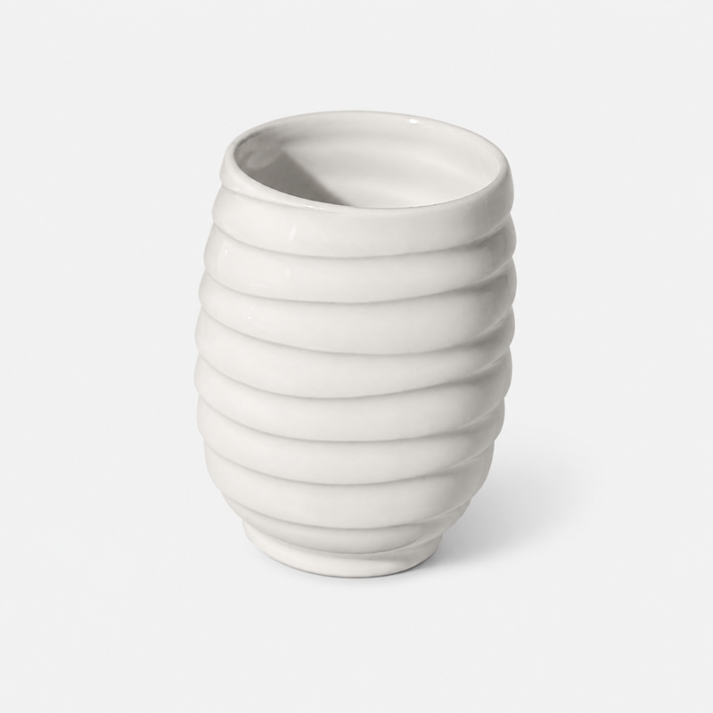 Green White Spiral Cup (Large)