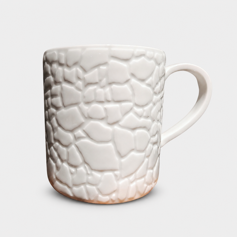 Green White Stone Wall Mug