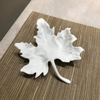 Green White Wutong Leaf Dish