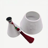 Qing Dynasty Officer Hat (Red Ribbon)