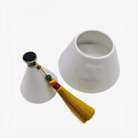 Qing Dynasty Officer Hat (Yellow Ribbon)