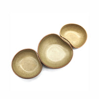 Spotted Partridge Color Glaze Multi Dish Triple