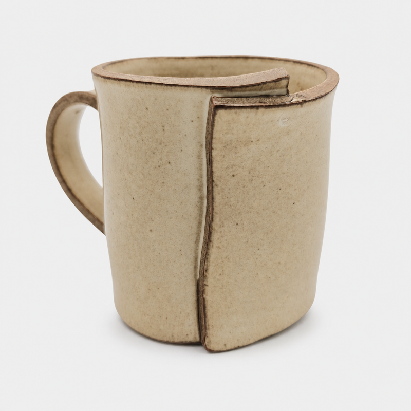 Spotted Partridge Color Glaze Rolled Clay Mug (Small)