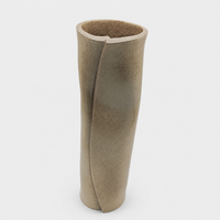 Spotted Partridge Color Glaze Rolled Clay Vase (Large)