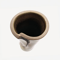 Spotted Partridge Color Glaze Rolled Clay Vase (Small)