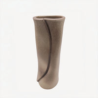 Spotted Partridge Color Glaze Rolled Clay Vase (Small)