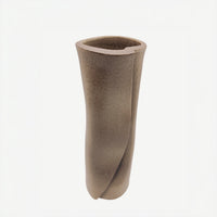 Spotted Partridge Color Glaze Rolled Clay Vase (Small)