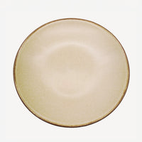 Spotted Partridge Color Glaze Tall Footed Plate