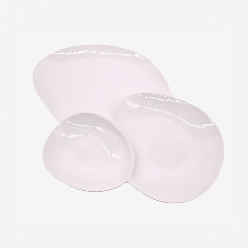 Triple Loops Plate White