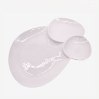 Triple Loops Plate White