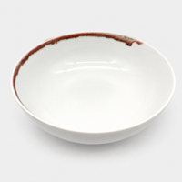 Under-glaze Red Bowl 220mm