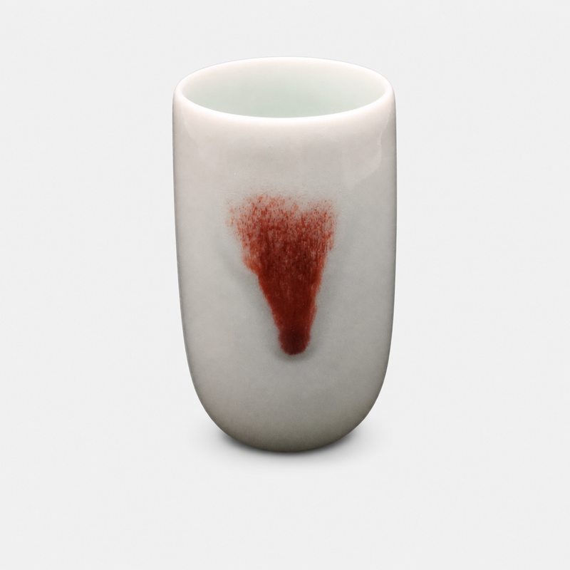 Underglaze Red Tea Cup (Tall)
