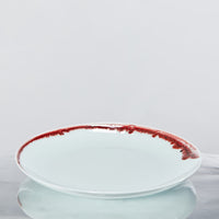 Underglaze Red Round Plate – (210mm)